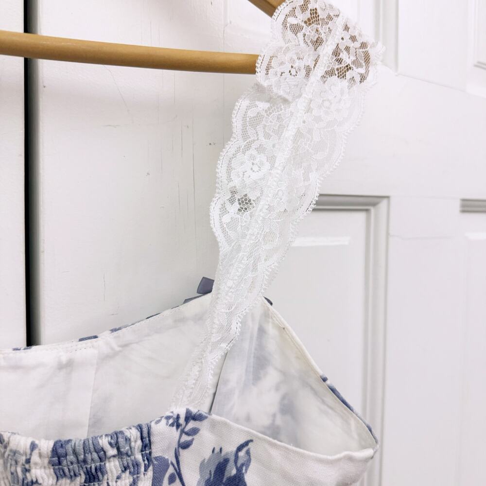 Reformation Brigitta floral-print linen corset top - Picture 10 of 15